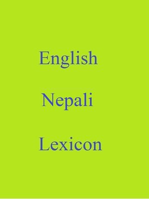 cover image of English Nepali Lexicon